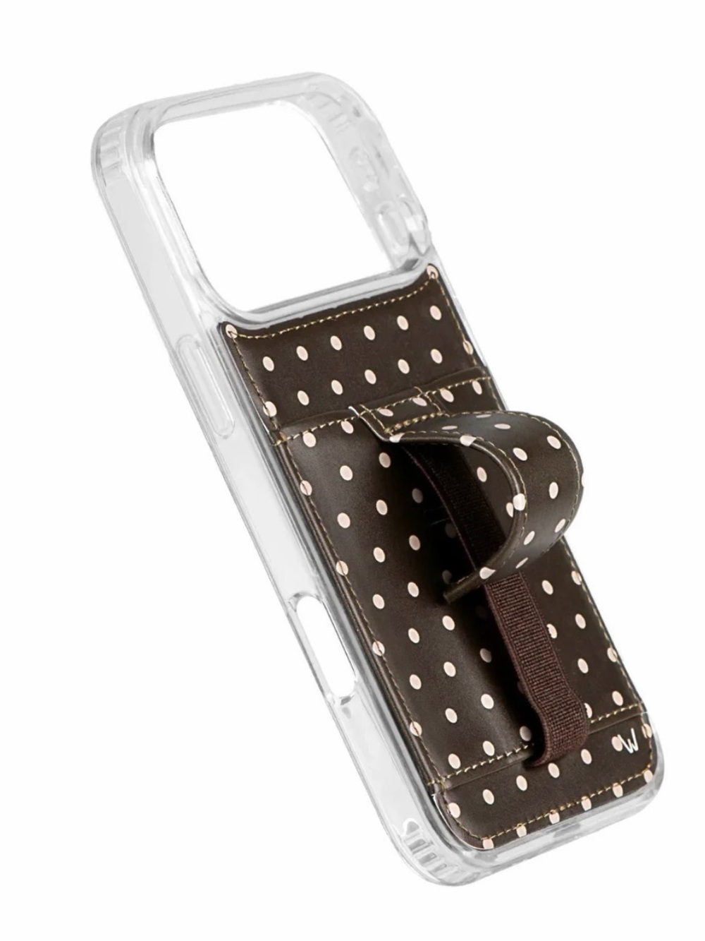 Walli IPhone 17 Pro Max Cocoa Dot Case - Picture 2 of 4